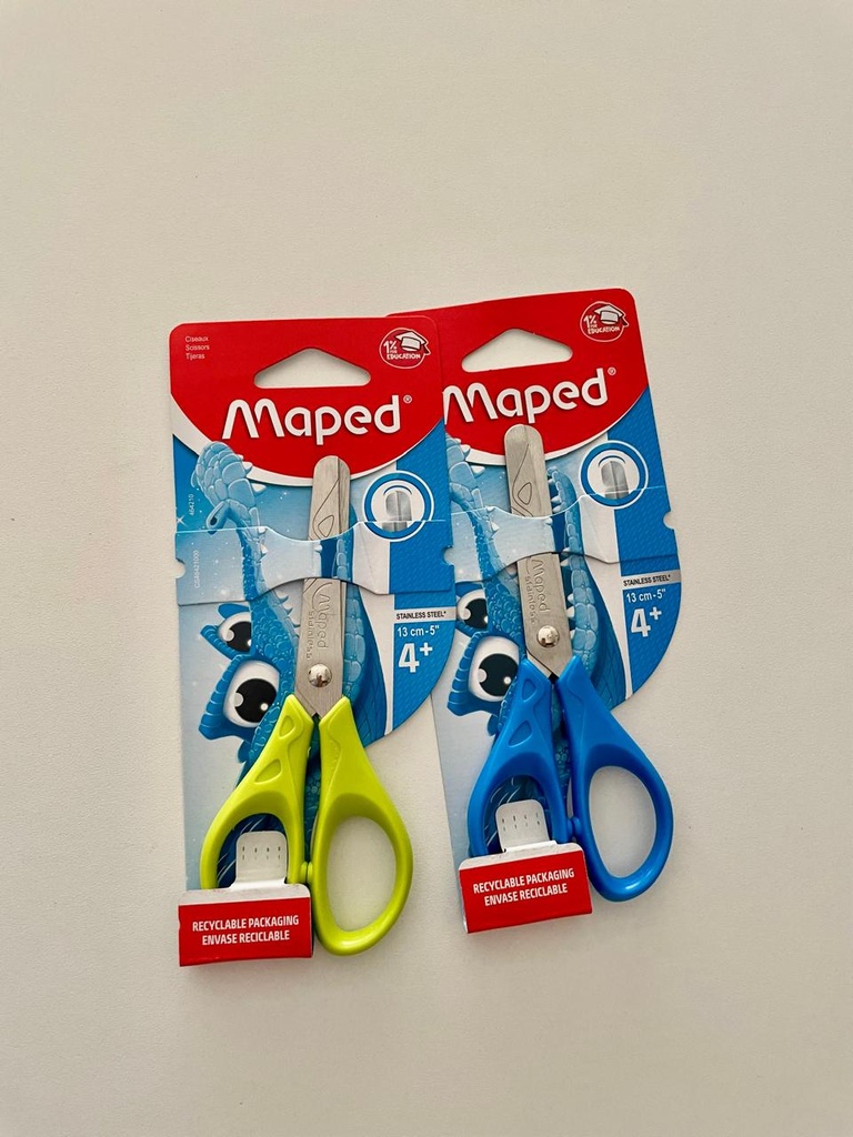 Tijera maped escolar (Azul)