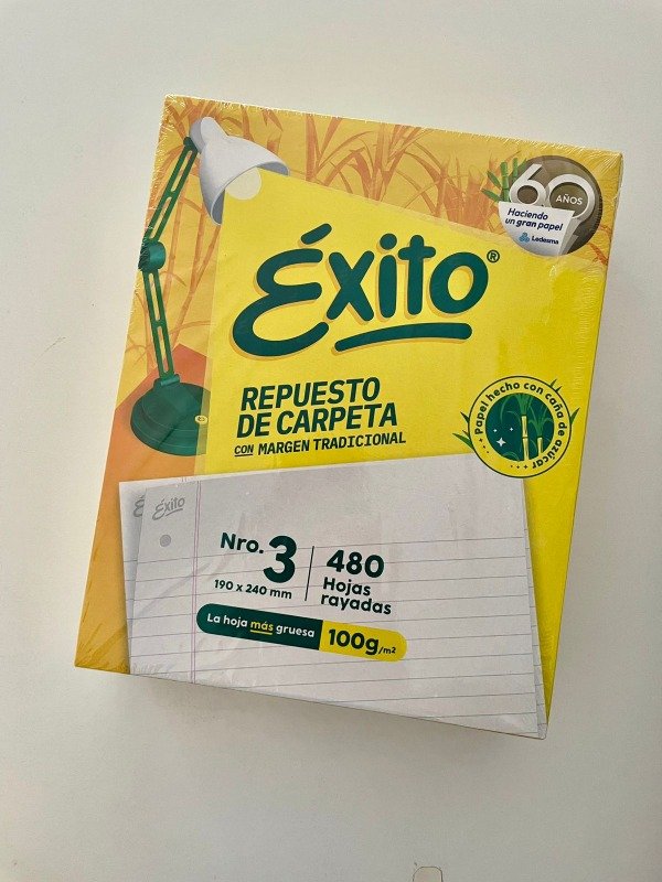 Block de Hojas Éxito 96H